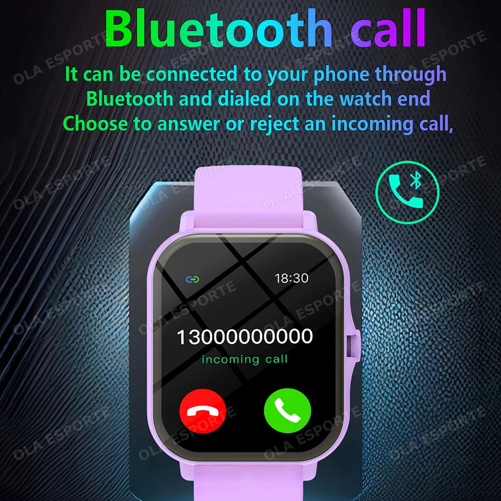 Smart Watch 1.83" Bluetooth Calls Heart Rate Fitness Tracker