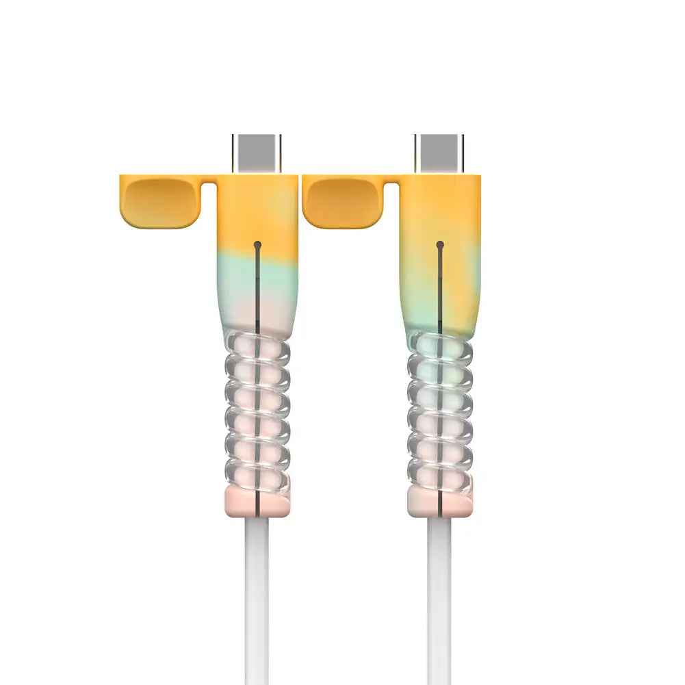 Silicone Type-C Cable Protector & Wire Winder | Multicolor Cable Protector Oasis Select 16