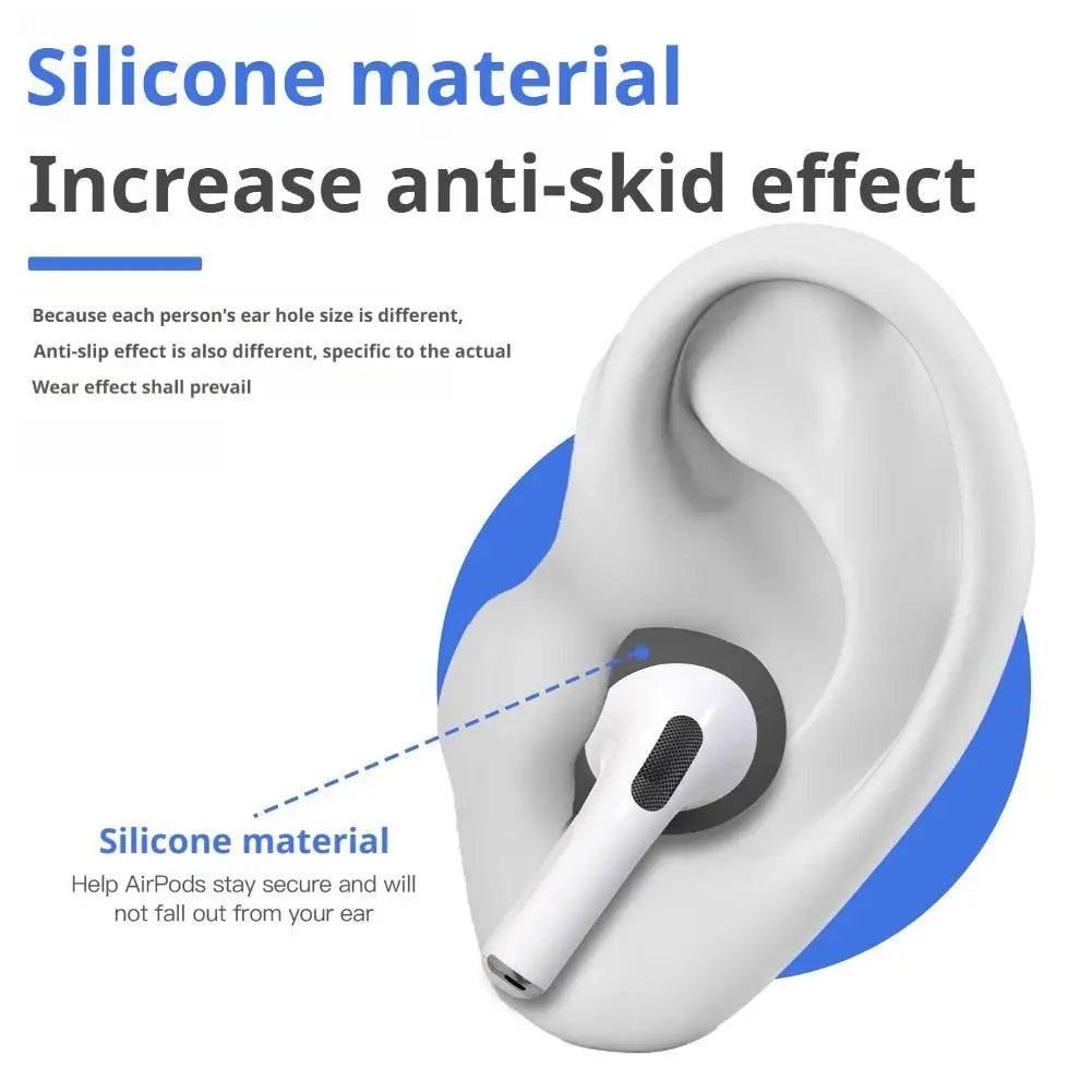 New Soft Silicone Ear Tips for AirPods Pro 3 Anti Slip Ultra Thin Sport Anti Scratch Earbuds Accessories Oasis Select