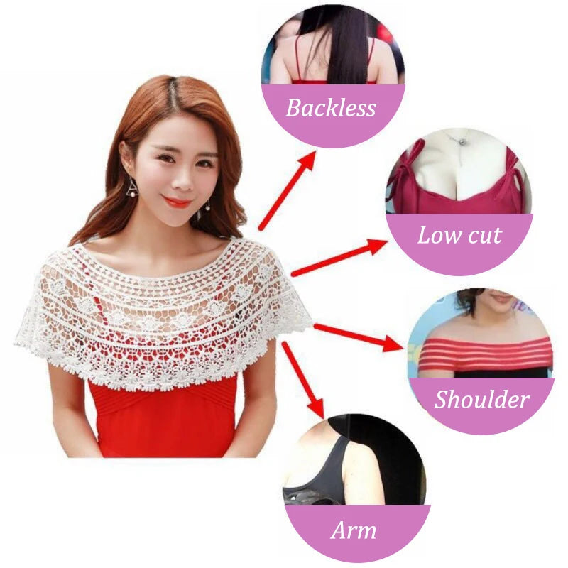 Women Knit Hollow Out Shawl Wrap Wedding Bridal Evening Dress Lace Shawl Wedding Sunflower Lace Scarf Shrug Cape Poncho Oasis Select
