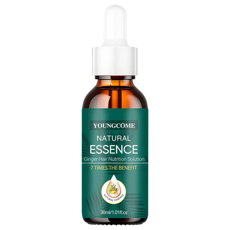 Natural Ginger Hair Serum – 7X Strength & Frizz-Free Leave-In