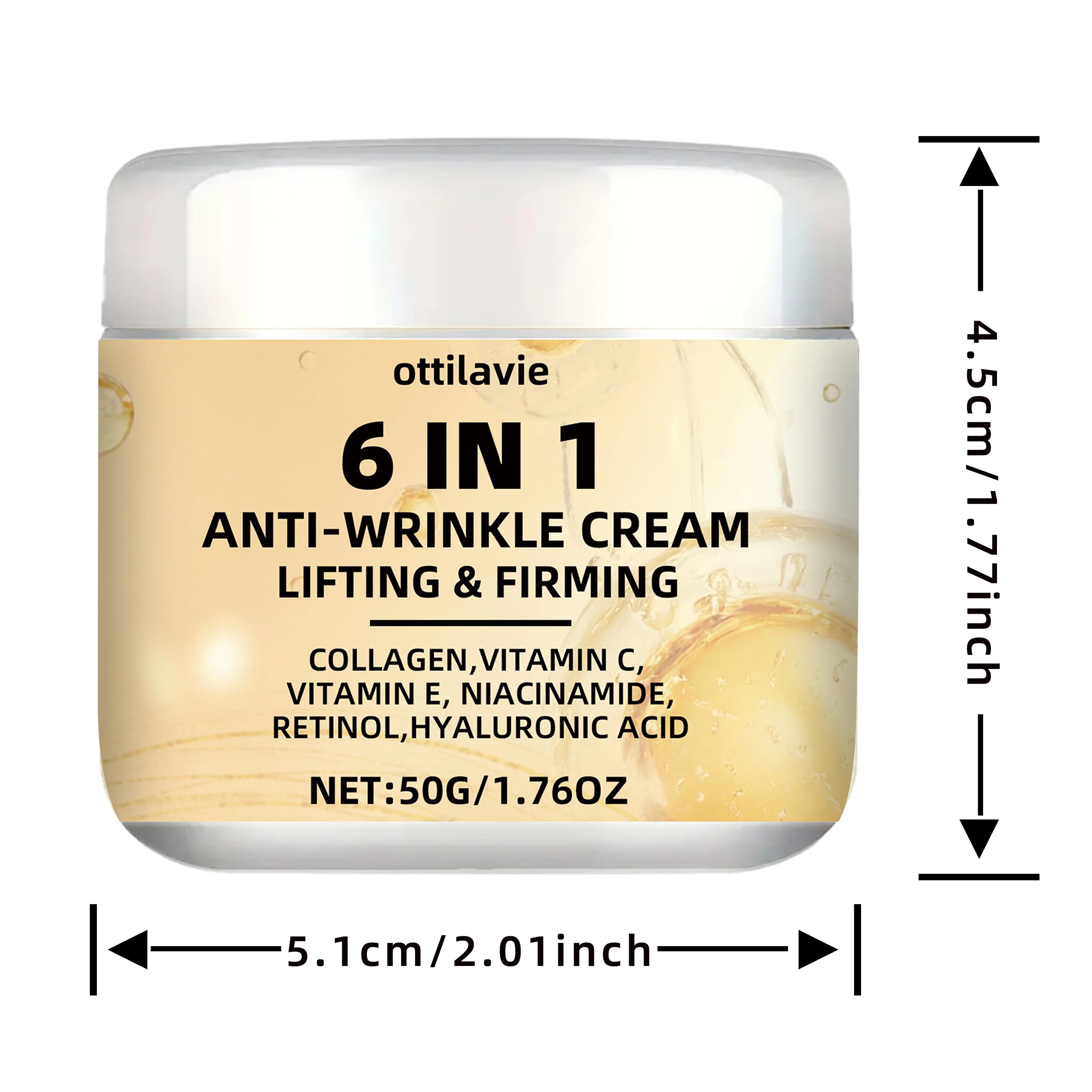 Ottilavie 6-in-1 Firming Cream – Moisturize & Smooth All Skin Facial Firming Cream Oasis Select 50g