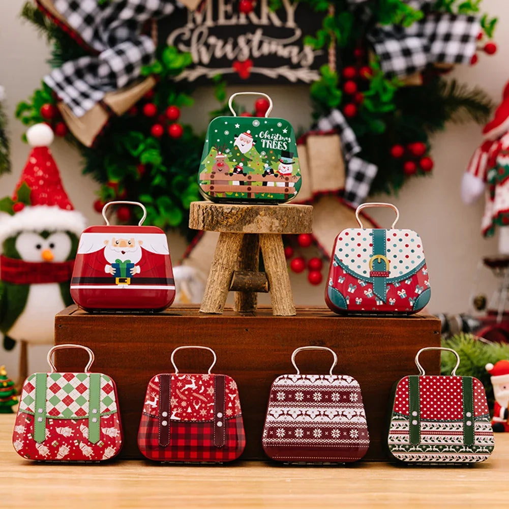Charming Holiday Decor As Show Metal Cookie Box Ample Space For Treats Multi-functional Use For Holiday Treats Oasis Select