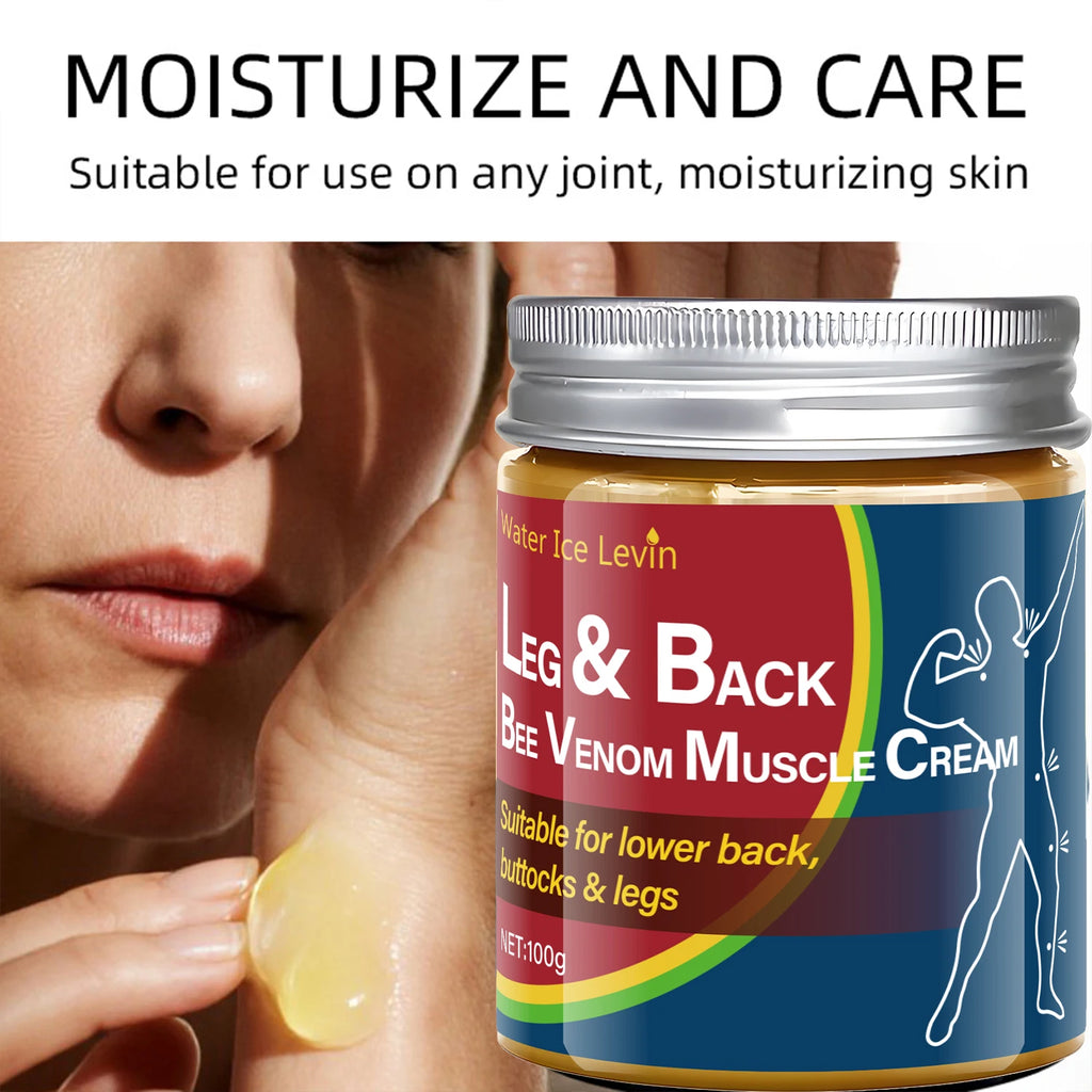 Bee Venom Muscle Cream – Lower Back, Buttocks & Legs Body Muscle Cream Oasis Select