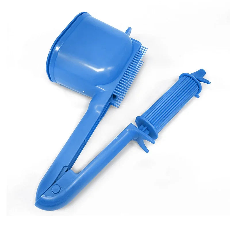Professional Roller Comb Applicator Hair Coloring 2-In-1 Dye Salon Hair Care Plastic Hairdressing Tool for Salon or Home Use Oasis Select Blue