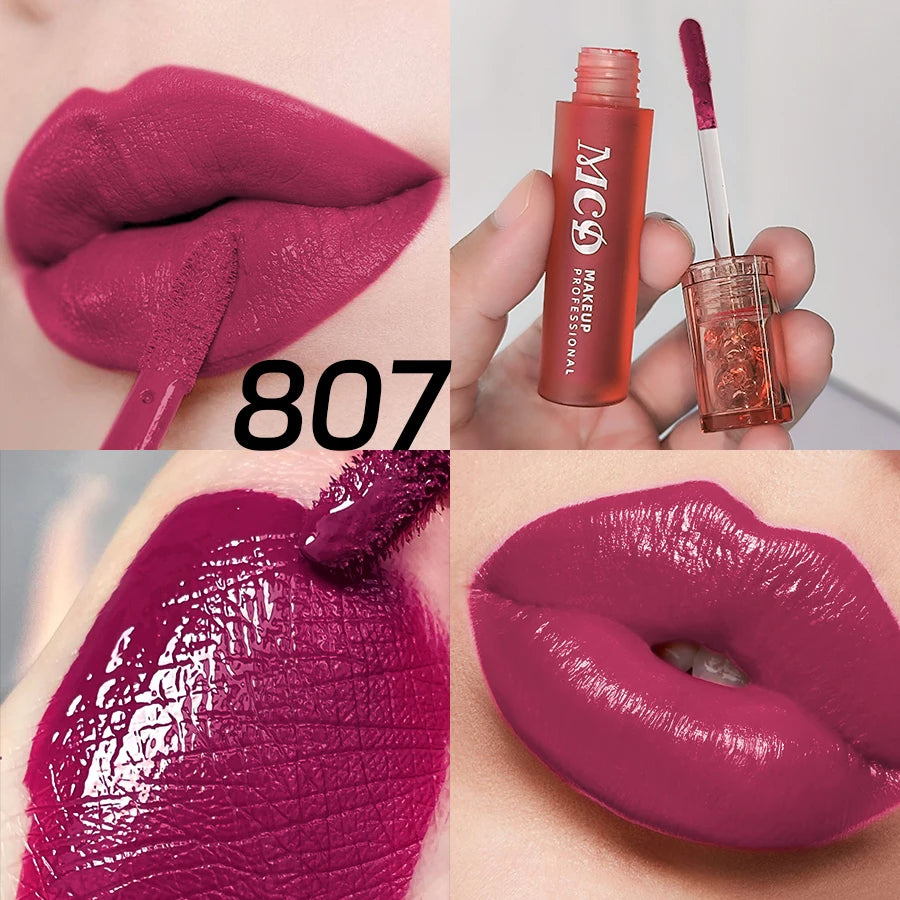 MCD 12-Color Lip Gloss Set – Matte Velvet Liquid Lipstick