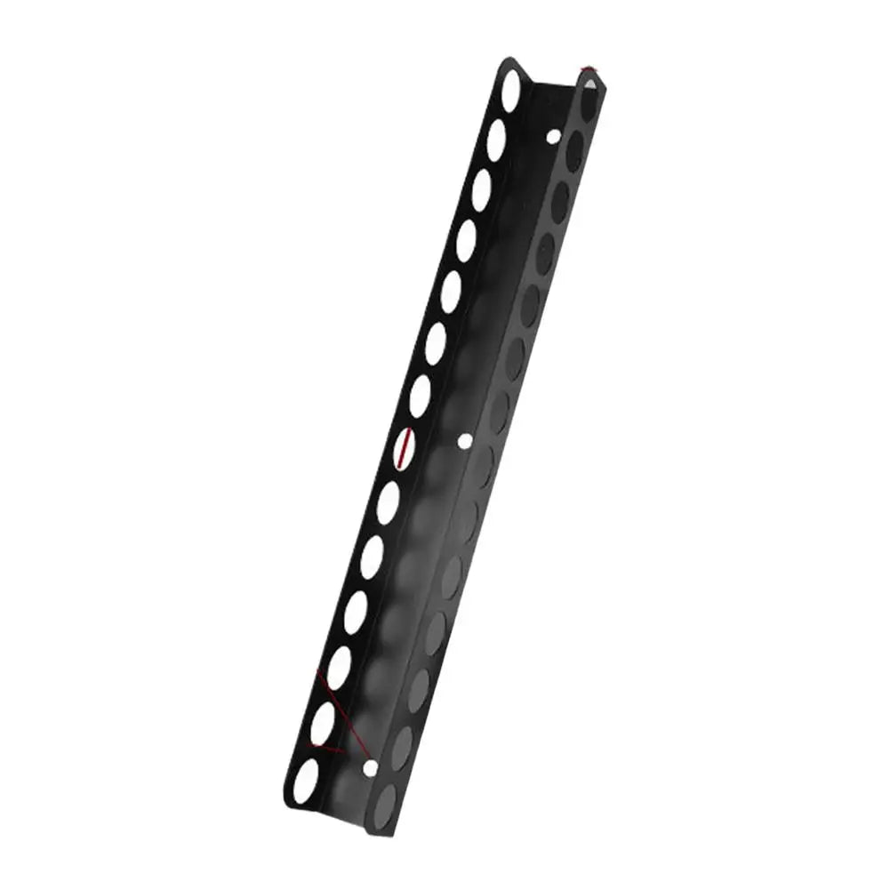 14-Hole Wall-Mounted Screwdriver Organizer Metal Tool Rack