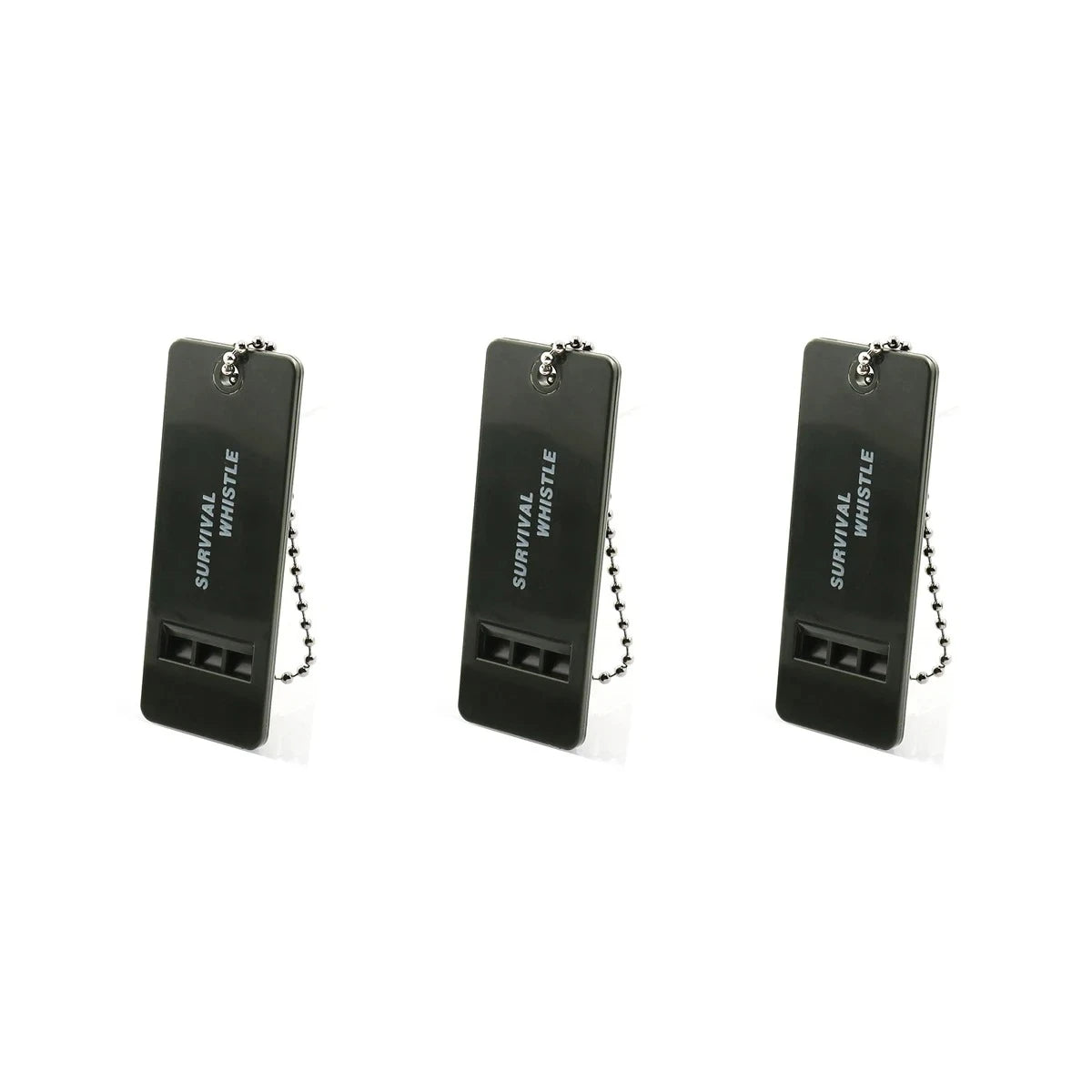 1/3/6PCS Loud Emergency Whistle Plastic Survival Whistle for Hiking Self Defense Flat Keychain Safety Alert Rescue Gear Oasis Select 3pcs
