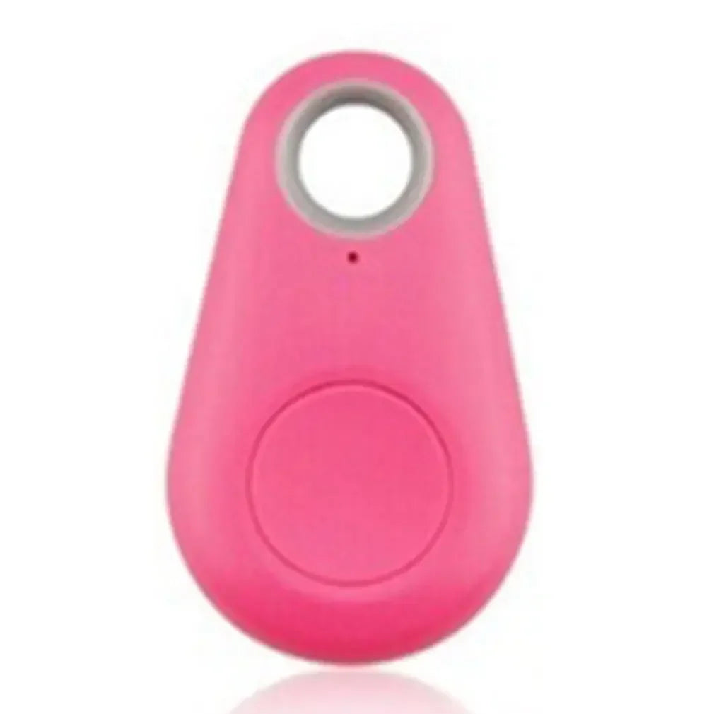 1PC Mini Fashion Smart Dog Pets Bluetooth 4.0 GPS Tracker Anti-lost Alarm Tag Wireless Child Bag Wallet Key Finder Locator Oasis Select pink