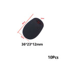 10-Pack Foam Mic Windscreen Covers for Headset & Meeting Mics