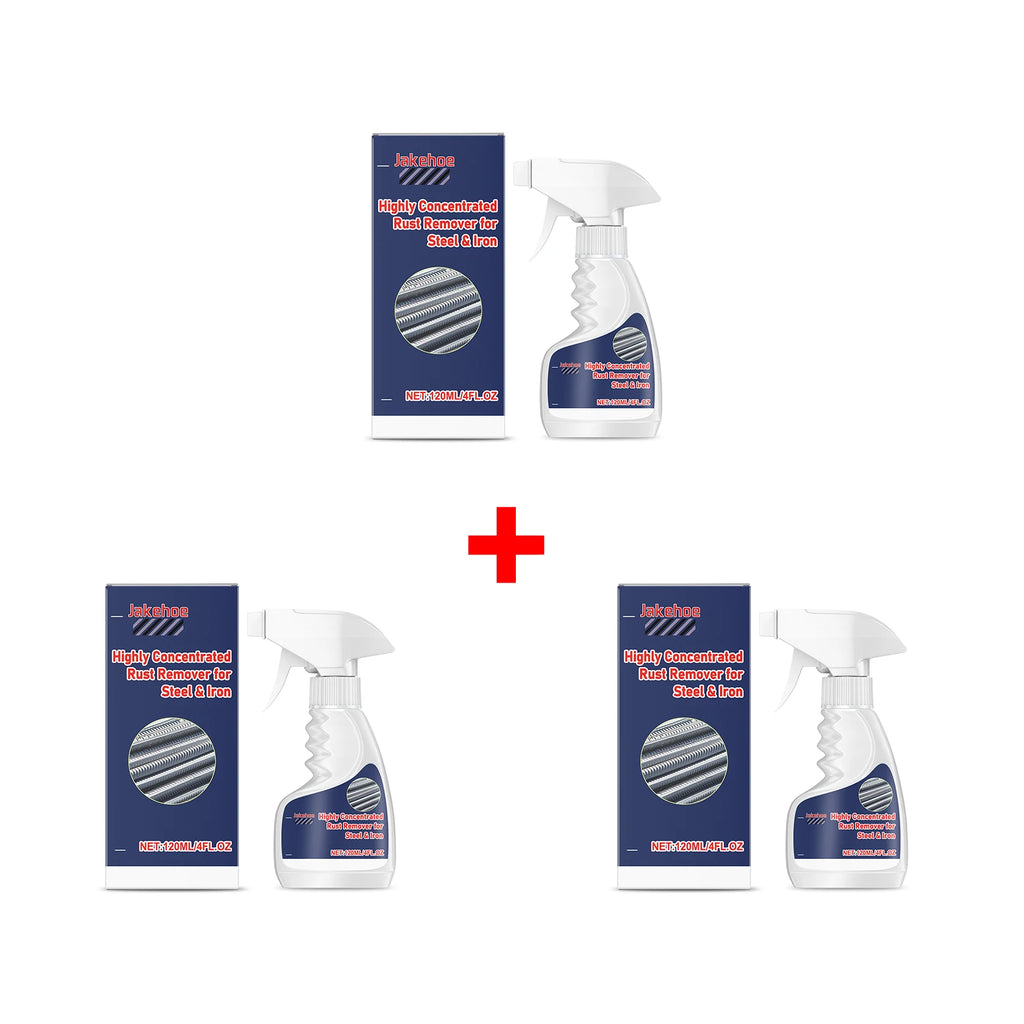 High Concentrated Steel Rust Remover for Steel Iron Bolts, Screws, Fasteners Rust Cleaner Multi-purpose Corrosion Remover Oasis Select 3pcs