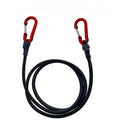 30-210cm 8mm Packing Ropes Outdoor Elastic Bungee Cords with Red Hooks Stretch Lightweight for Bikes Car Luggage Roof Rack Strap Oasis Select 60CM