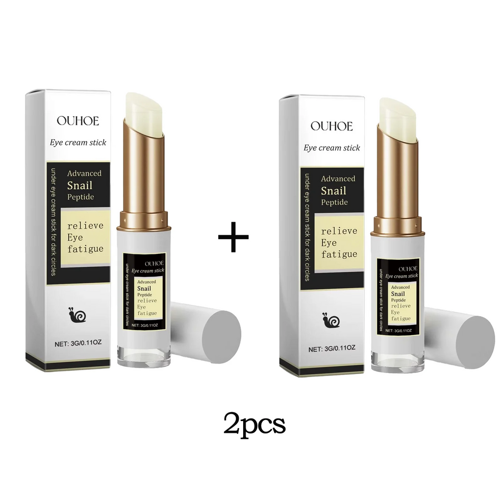 OUHOE Snail Collagen Eye Cream Stick – Dark Circles & Wrinkles Eye Cream Stick Oasis Select 2pcs