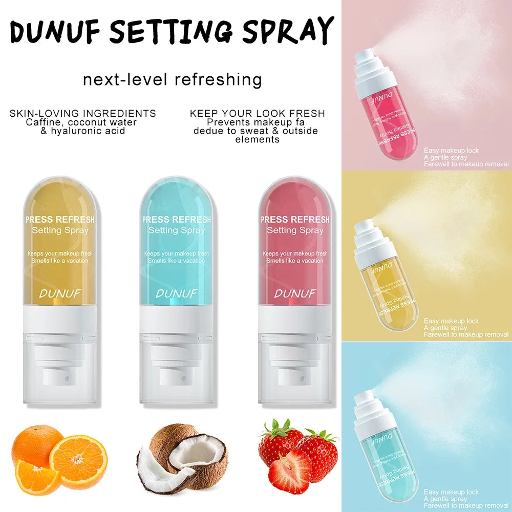 DUNUF 1 Pcs Moisturizing Makeup Setting Spray prevents facial makeup from melting and fading without oil lasting fresh Oasis Select