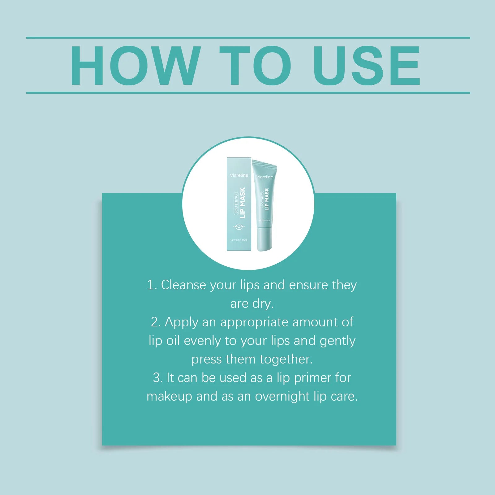 Moisturizing Lip Mask – Hydrating & Softening | Daily Use Lip Mask Oasis Select