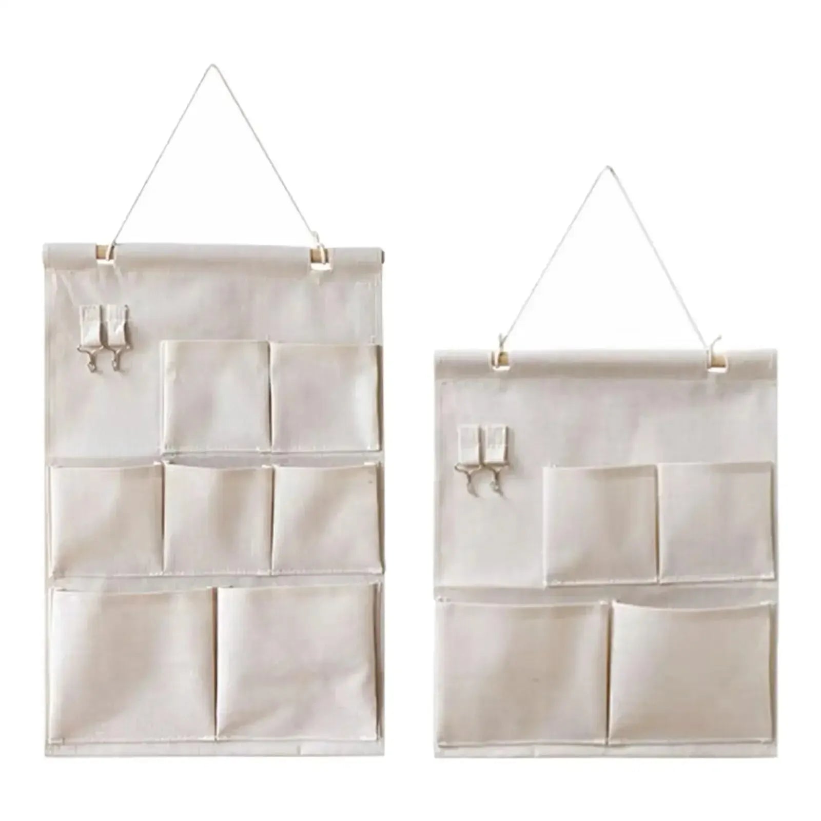 Cotton Wall Hanging Storage Bag Organizer – 4 or 7 Pockets