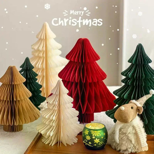 3D Honeycomb Christmas Ball Ornament – Foldable Paper Hanging Christmas Ornament Oasis Select