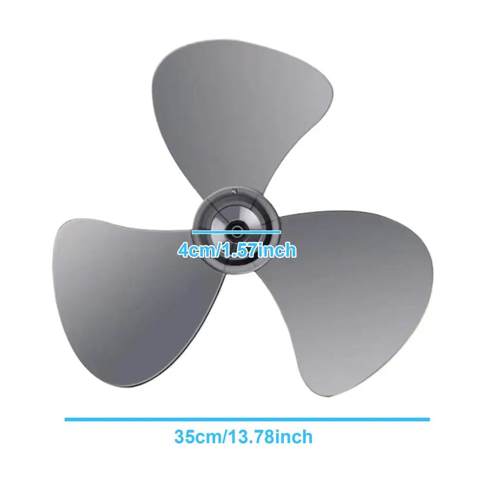 1pcs Fan Blade 16inch Plastic Fan Blade 3 Leaves For Standing Pedestal Floor Wall Table Fanner Electric Fan Accessories Oasis Select single attribute