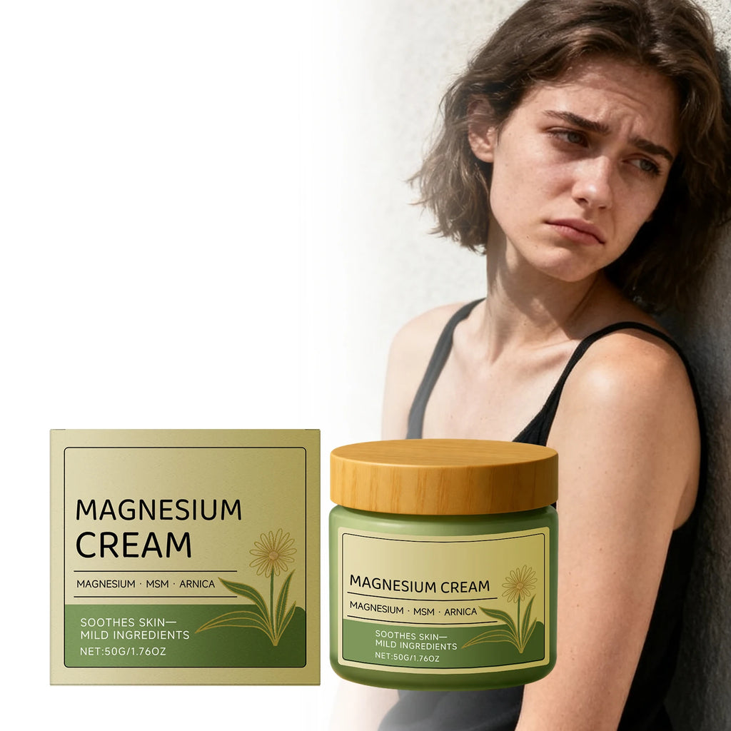 Magnesium Cream – Muscle Relief, Joint Comfort & Sleep Support Magnesium Body Cream Oasis Select