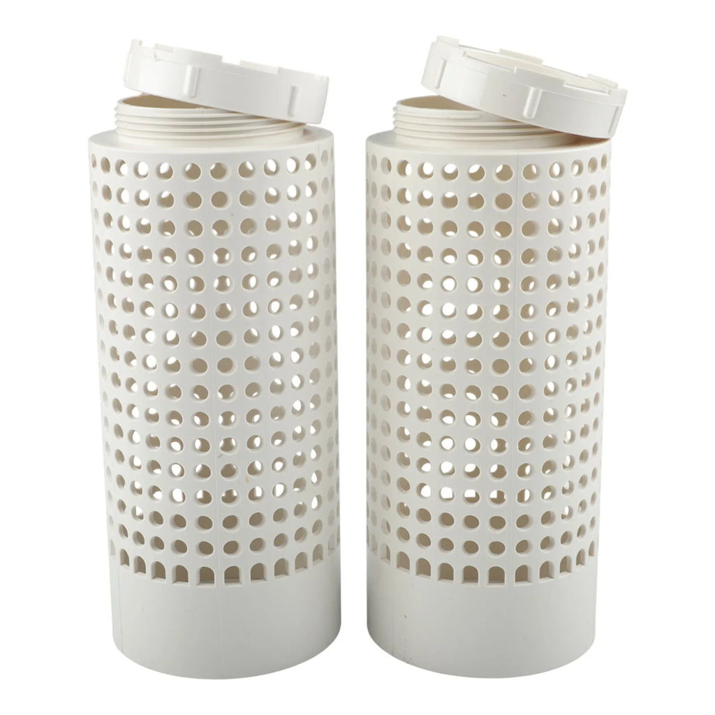 White PVC Composting Bin Tube With Screwed Lid For Garden Waste Decomposition And Small Space Plant Care Accessories Oasis Select
