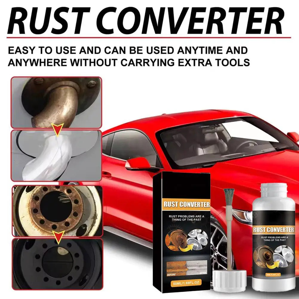 Quick-Acting Rust Converter & Metal Primer Paint - Heat & UV Resistant Epoxy Resin Anti-Corrosion Coating for Metal Protection Oasis Select