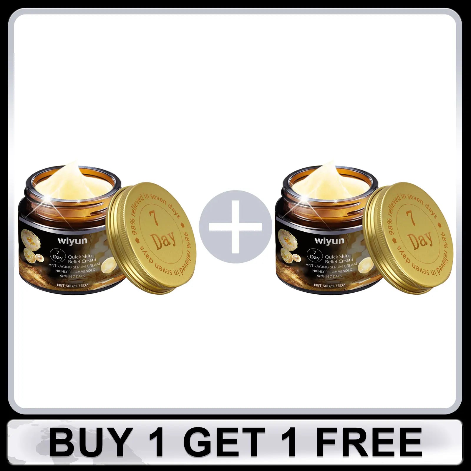 Face Cream for Dark Spots Removal Fine Lines 7 Day Repair Damaged Skin Firming Lifting Sagging Improvement Nourishing Skin Care Oasis Select Buy 1 Get 1 Free