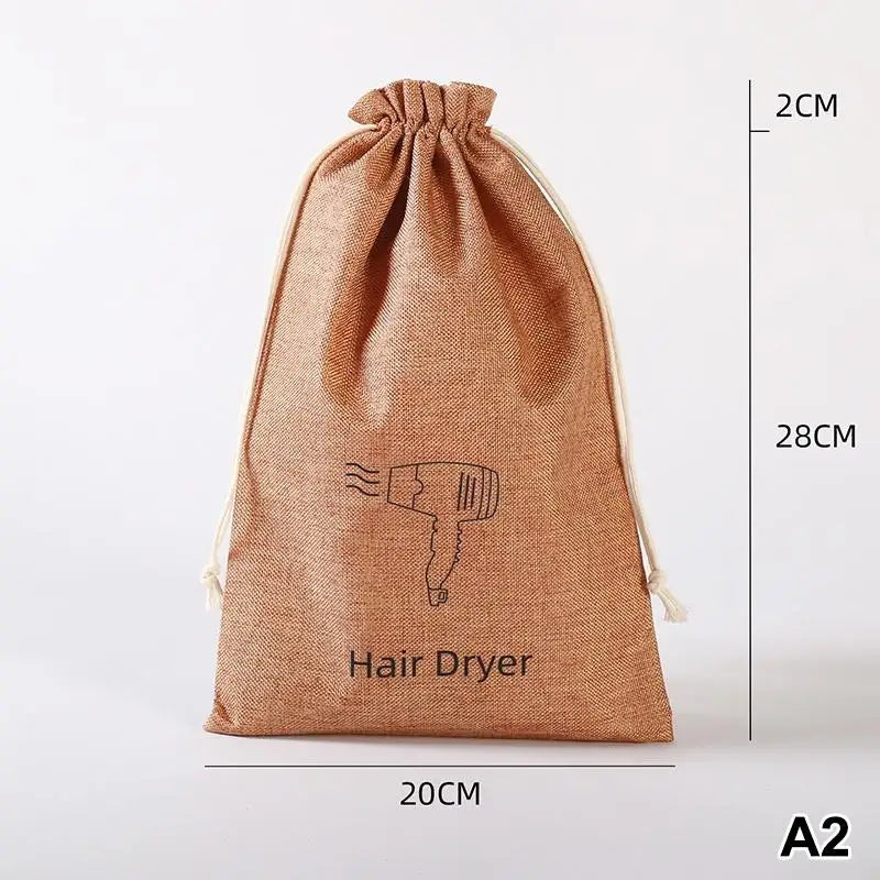 Hair Dryer Storage Bag – Drawstring Travel Organizer for Tools