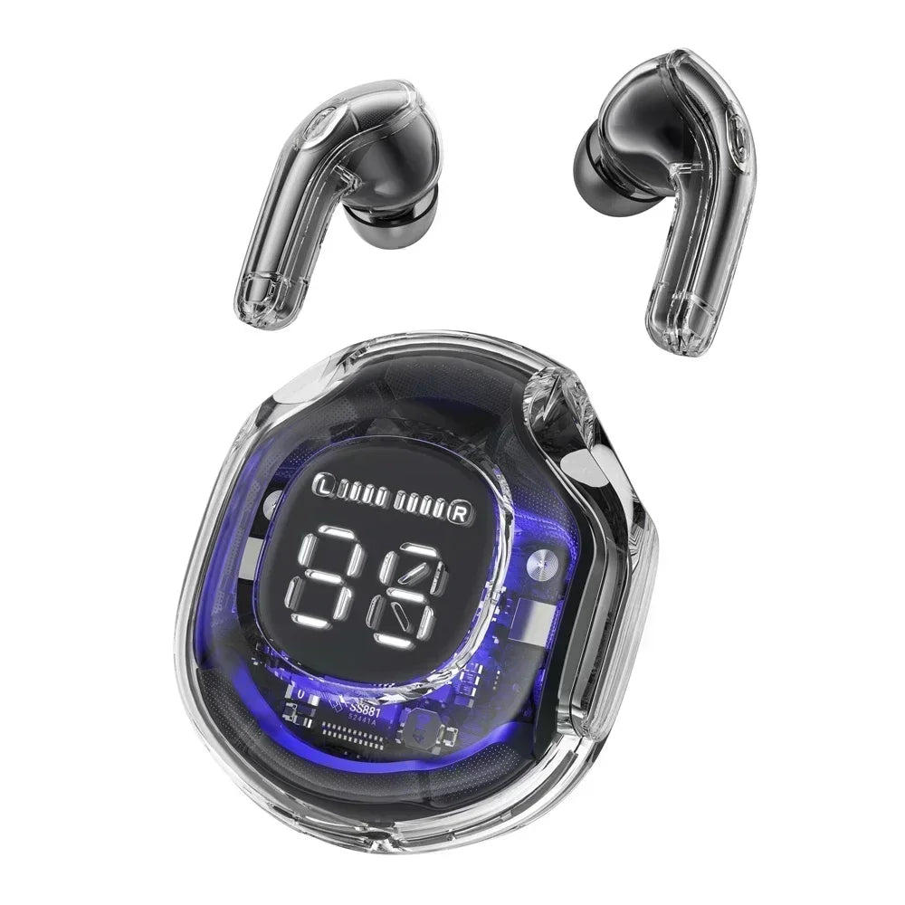 NEW T8 TWS Wireless Earphone Bluetooth 5.3 Headphones Sport Gaming Headsets Earbuds Bass Touch Control Oasis Select Black