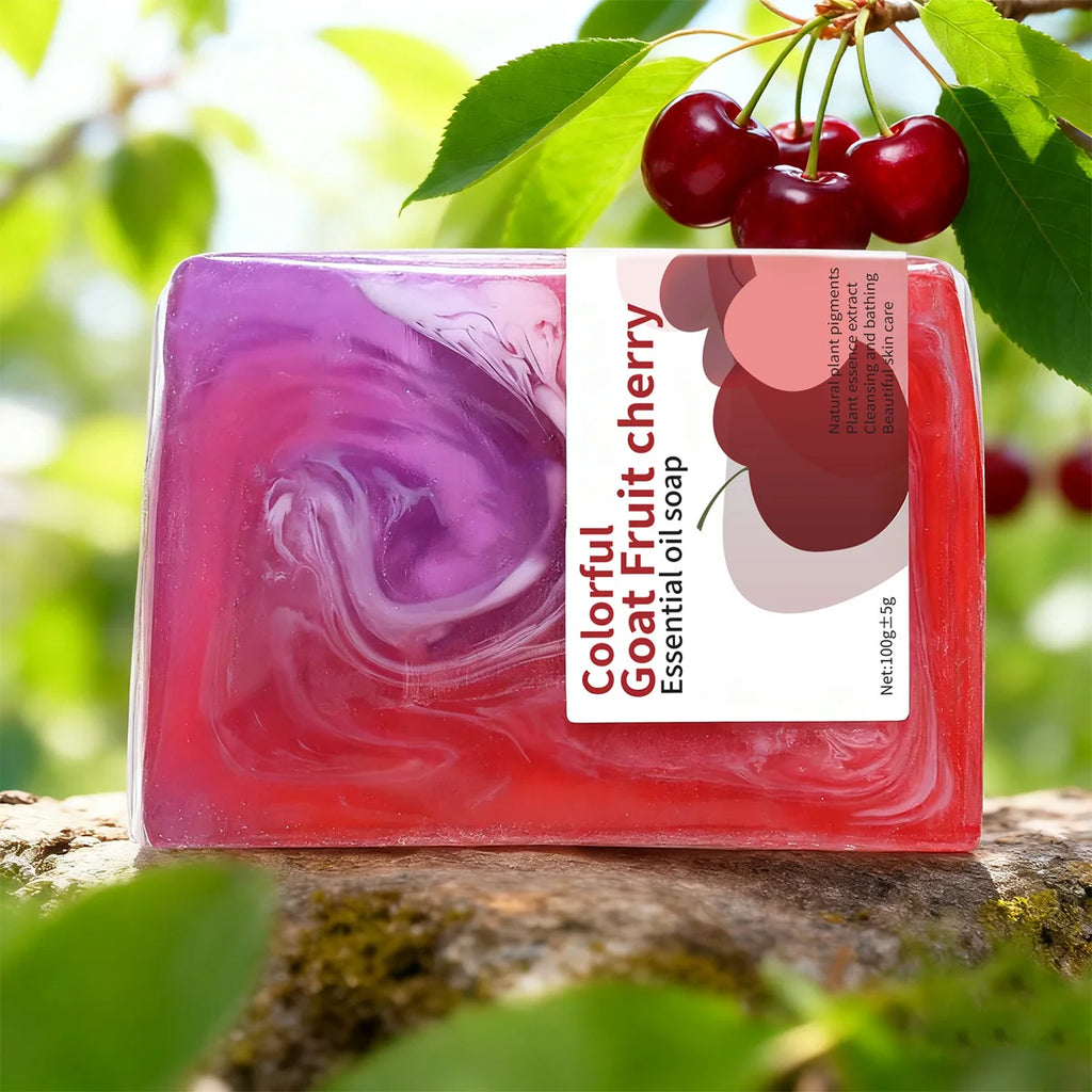 Cherry Organic Handmade Soap – Moisturizing & Brightening Bar