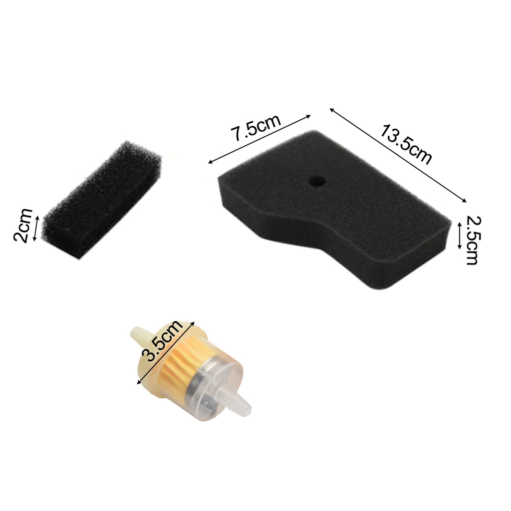 3sets Air Filter Service Kit Outer Filter For Honda EU20i EU22i Generator 17211Z0700 17218-Z07-000 Power Tool Parts Oasis Select