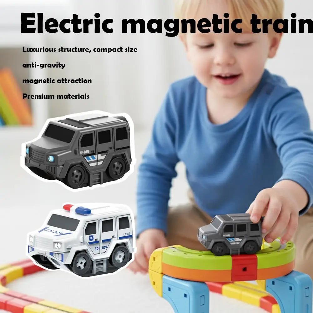 Anti-Gravity Electric Magnetic Car for Building Block Tracks Magnetic Toy Car Oasis Select