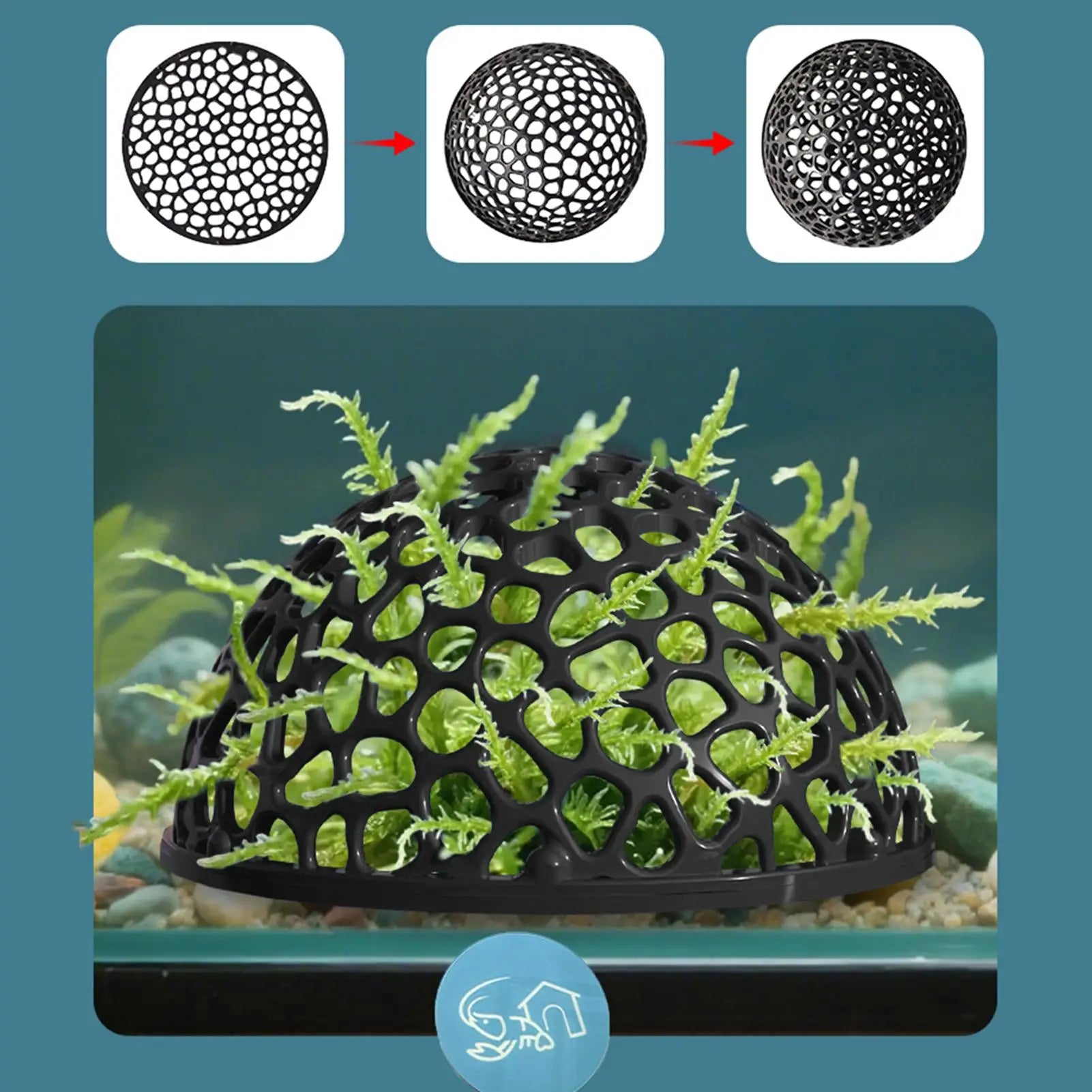 Aquarium shrimp house Cave Mini Porous Betta House Fish Hiding Spots Shrimp Shelter Shrimp breeding nest for Aquatic Decor Oasis Select