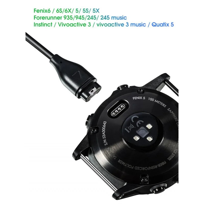 Garmin Smartwatch Charger Cable – Fenix, Forerunner & Venu Smartwatch Charger Cable Oasis Select