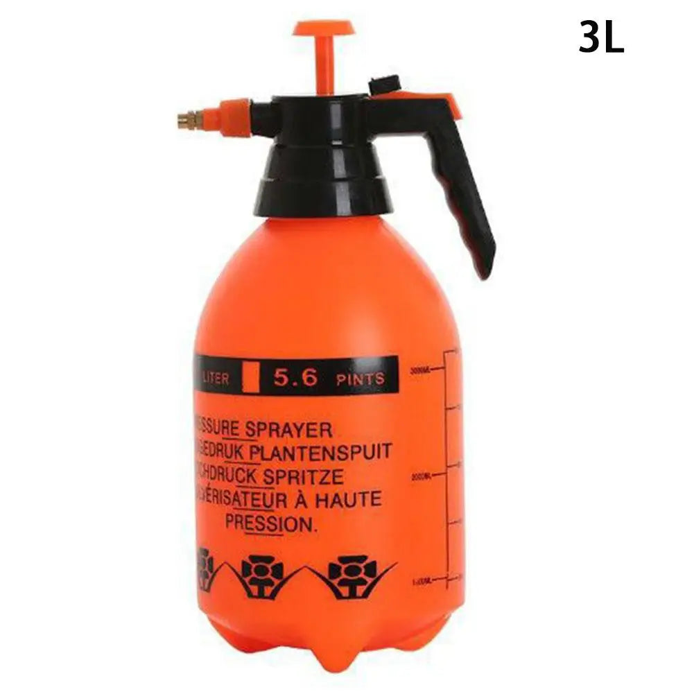 0.8/1.5/2/3L Garden Pressure Sprayer Portable Hand Pump Sprayer Watering Can with Adjust Nozzle for Garden Lawn, 2 Spray Mode Oasis Select 3L