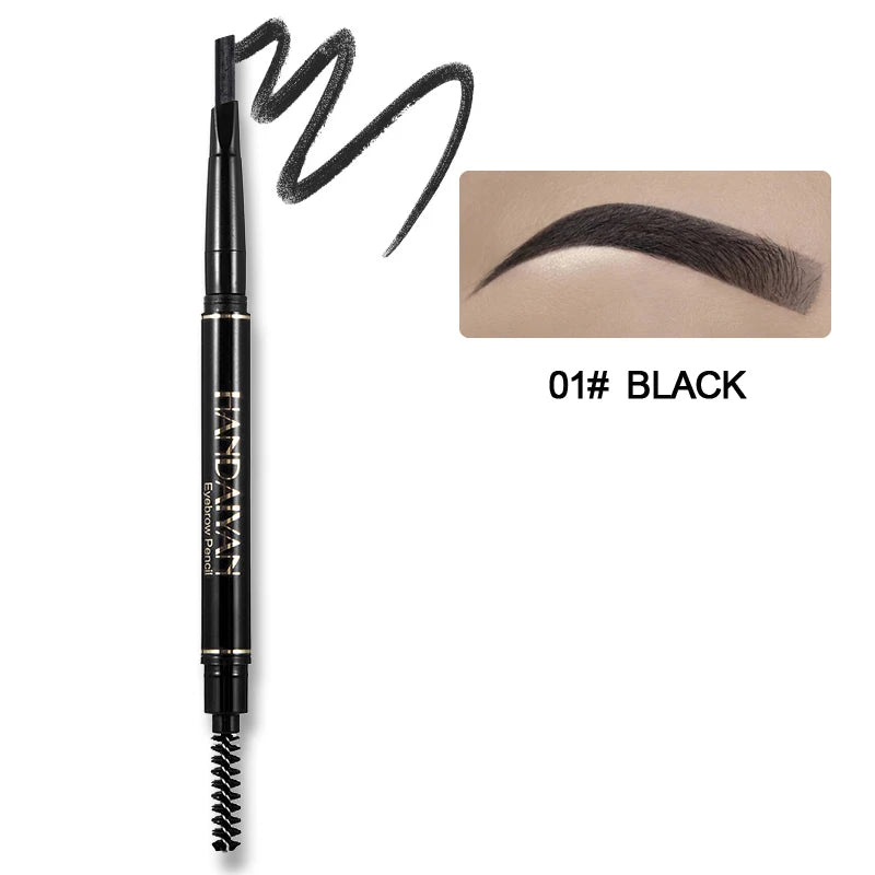 Handaiyan Double-Head Eyebrow Pencil – 5 Colors Waterproof