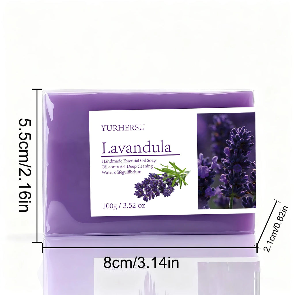 Lavender Essential Oil Handmade Cold Process Soap Bar | YURHERSU Handmade Soap Bar Oasis Select
