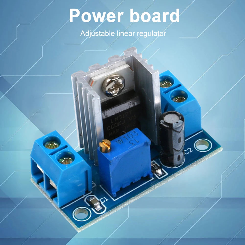 LM317 Adjustable DC-DC Buck Voltage Regulator 4.5V–40V Voltage Regulator Module Oasis Select United States