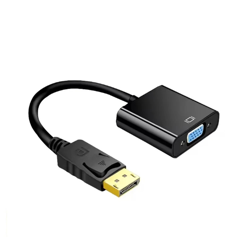DisplayPort DP Male To VGA Female Converter Adapter Cable Display Port DP To VGA Cable For Projector DTV TV HDVD Laptop Cable Oasis Select