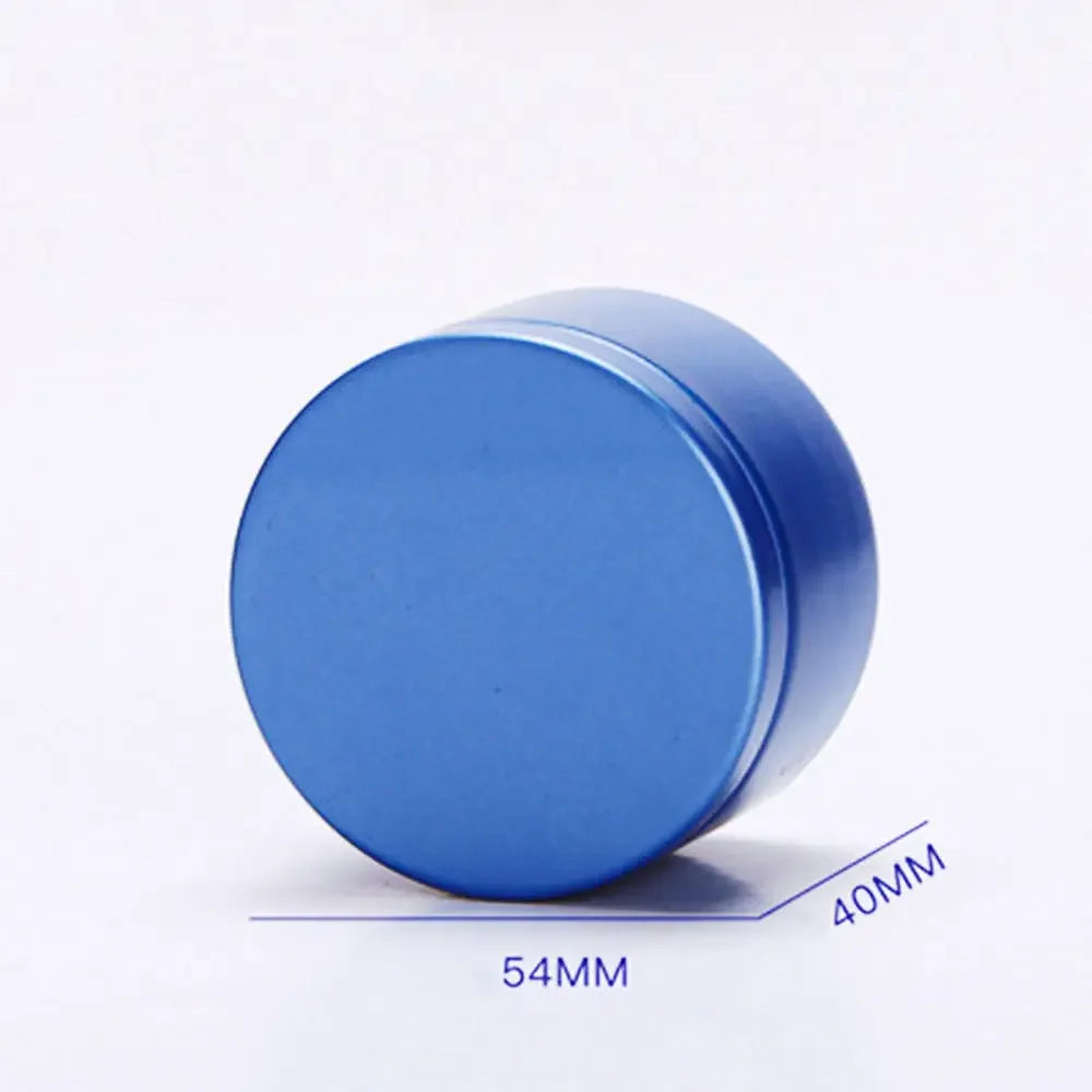 Portable Solid Color Mini Tin Box Tea Sealed Jar Packing Boxes Jewelry Candy Small Storage Can Coin Earring Headphones Gift Case Oasis Select Blue