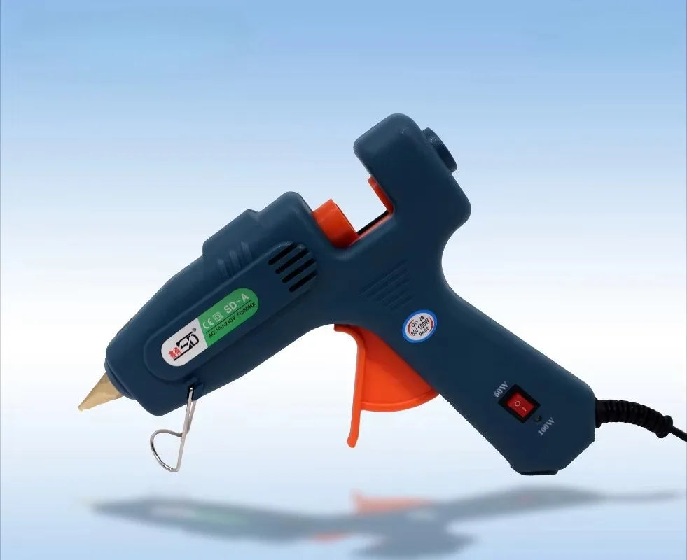 60-100w Dual Power Hot Melt Glue Gun SD-A Manual Flat Insert Large Industrial Household Glue Gun Oasis Select