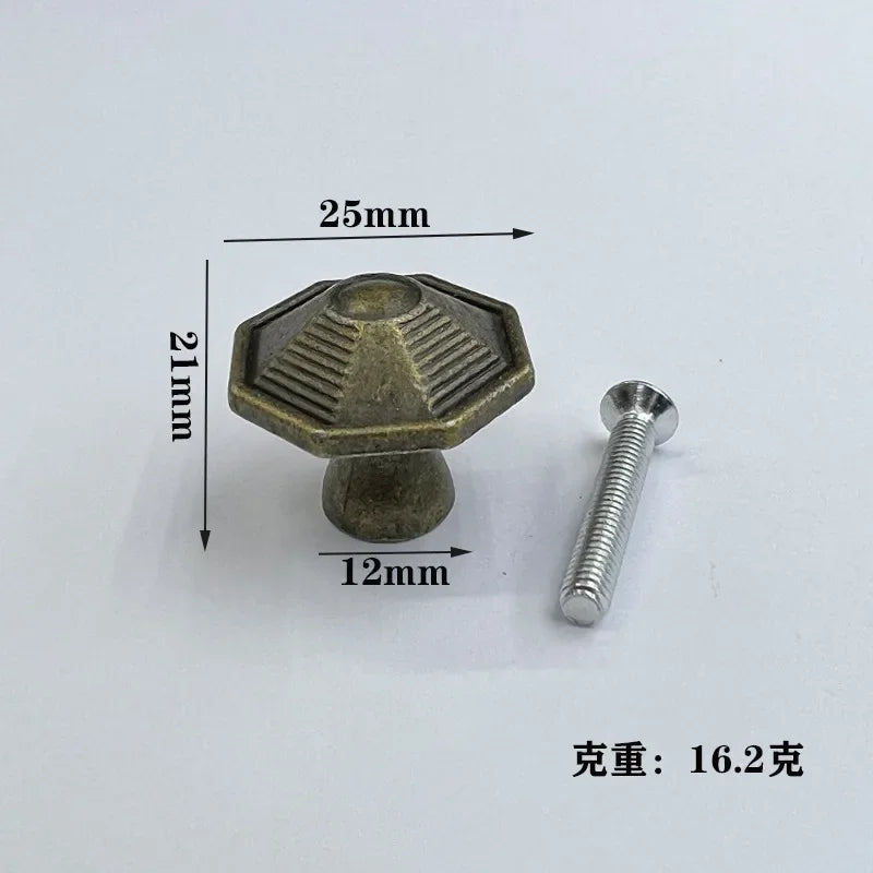 Antique Style Pull Handles Bronze Tone Retro Alloy Kitchen Drawer Cabinet Door Knobs Furniture Hardware Fittings