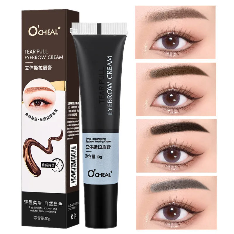 OCHEAL 3D Waterproof Eyebrow Gel – Peel-Off Smudge-Proof Cream