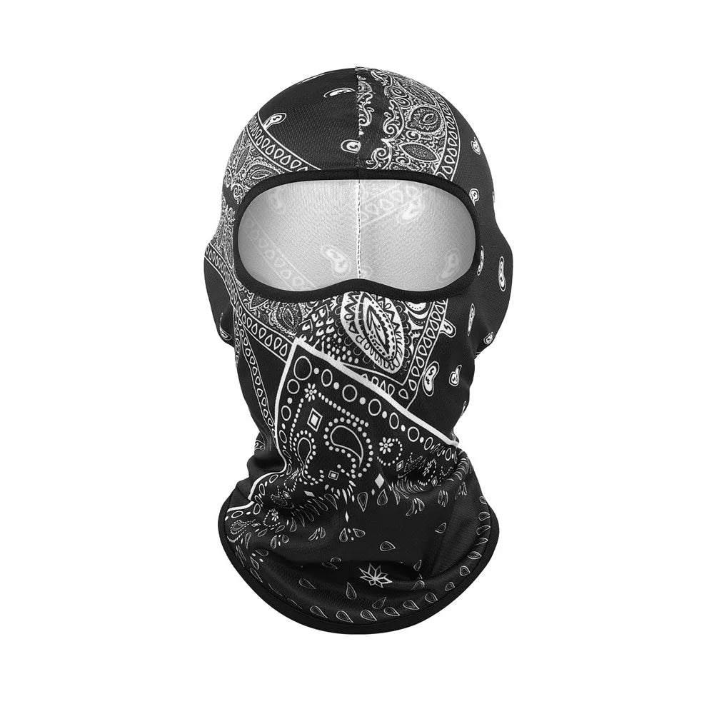 Fashion Ice Silk Cool Balaclava Breathable Sun Protection Motorcycle Cycling Mask Quick Dry Face Cover Headwear Summer Oasis Select 2
