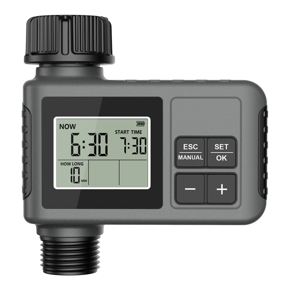 Intelligent Irrigation Timer For Garden Watering Control With Child Lock And Manual Mode ABS Weatherproof Hose Faucet Valve Oasis Select