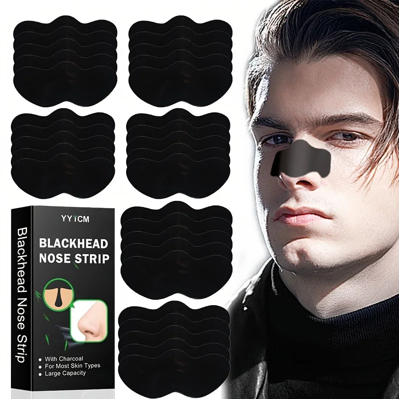 Bamboo Charcoal Nose Strips – 30 Pcs | Deep Pore Cleansing Pore Cleansing Strips Oasis Select