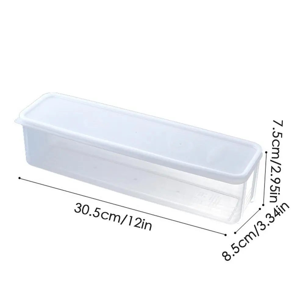 Pasta Container Rectangular Clear Spaghetti Container Organizer Stackable Spaghetti Container Airtight Containers Pasta Storage Oasis Select Light Blue