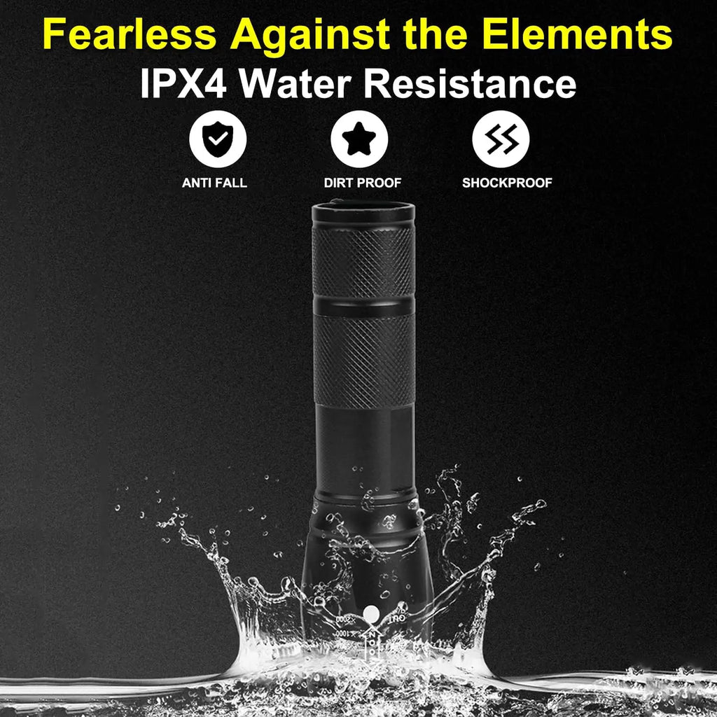 2-in-1 UV Blacklight Flashlight with White Light Dual LED Light Torch Sources for Dog/Cat Urine Detection, Bed Bugs, Scorpions Oasis Select