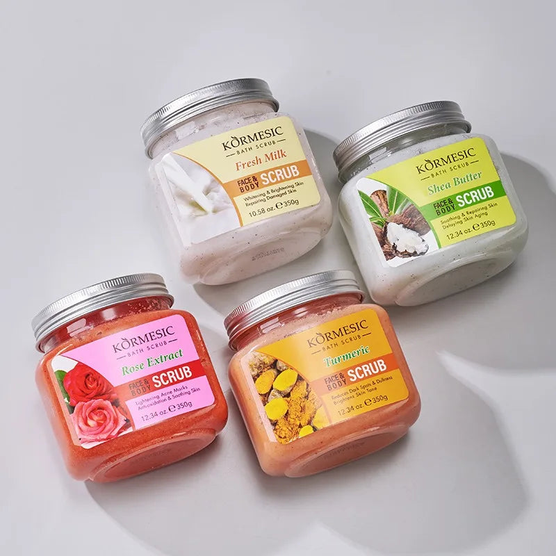 Turmeric Milk Rose Body Scrub Cream – Exfoliate & Moisturize