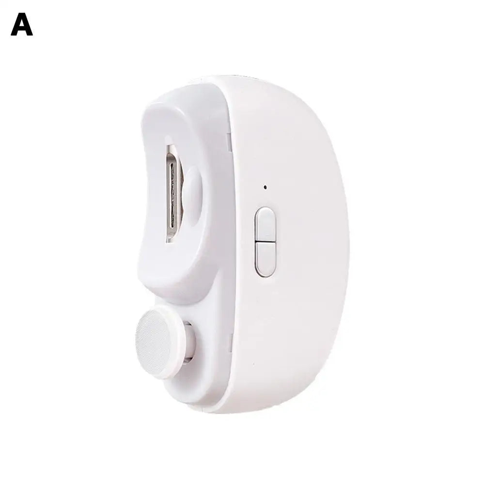 Electric Nail Trimmer USB Rechargeable with LED Light – All Ages Electric Nail Trimmer Oasis Select A