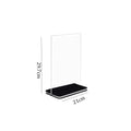 Acrylic Menu Display Stand – A4 A5 A6 Sign & Card Holder